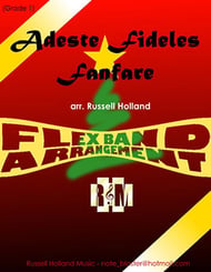 Adeste Fidelis Fanfare Concert Band sheet music cover Thumbnail